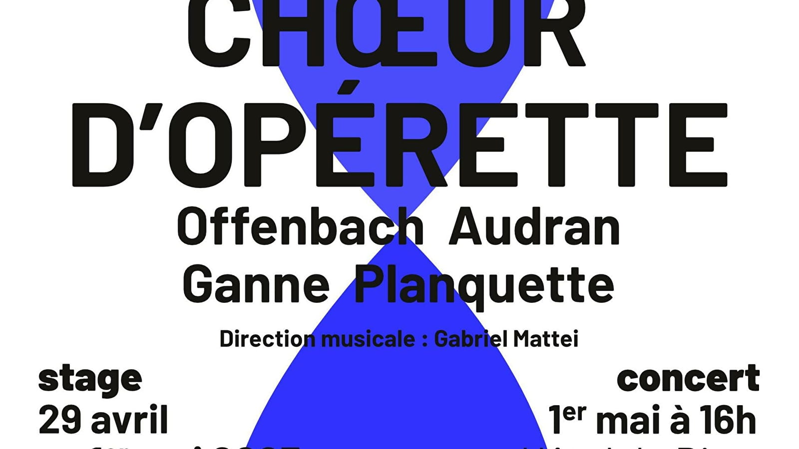 Chorpraktikum 'CHOEUR D'OPERETTE' (Chor der Oper)