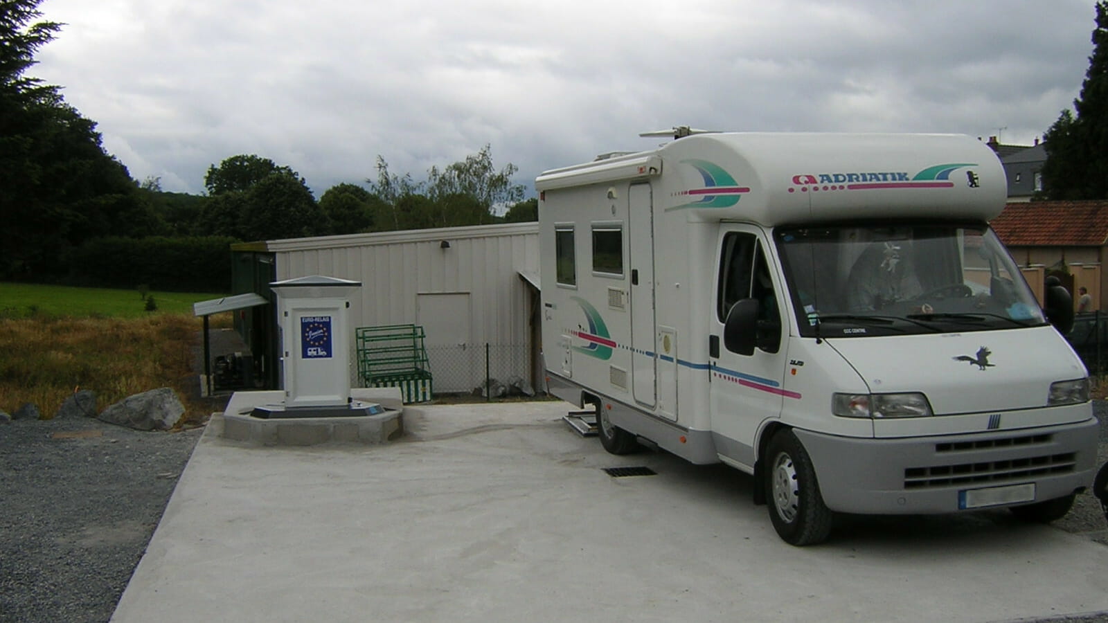 Aire de service pour camping-cars à Saint-Honore-les-Bains
