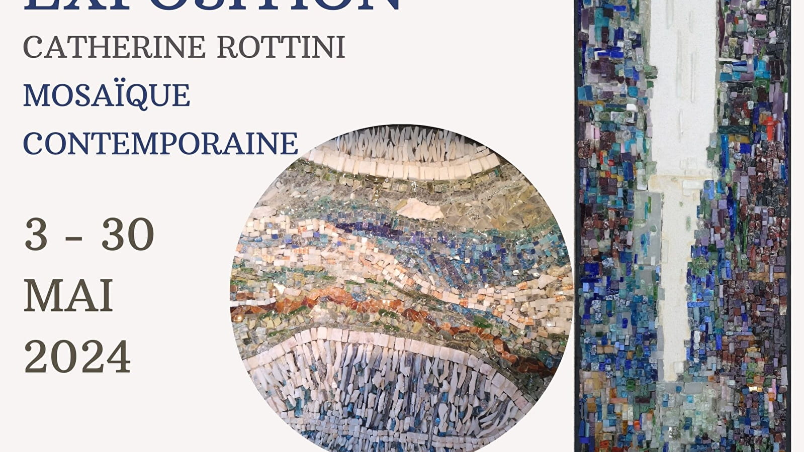 Zeitgenössische Mosaikausstellung von Catherine ROTTINI