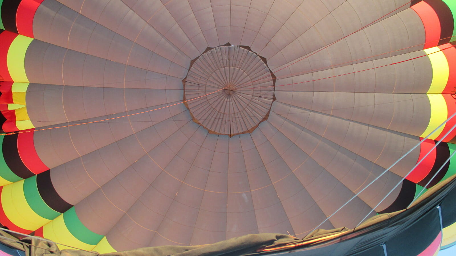 Flug im Heißluftballon 