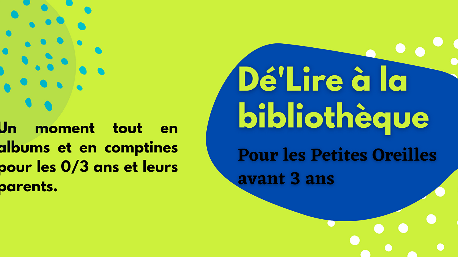 Dé'Lire in der Bibliothek für die Petites Oreilles (Colette)