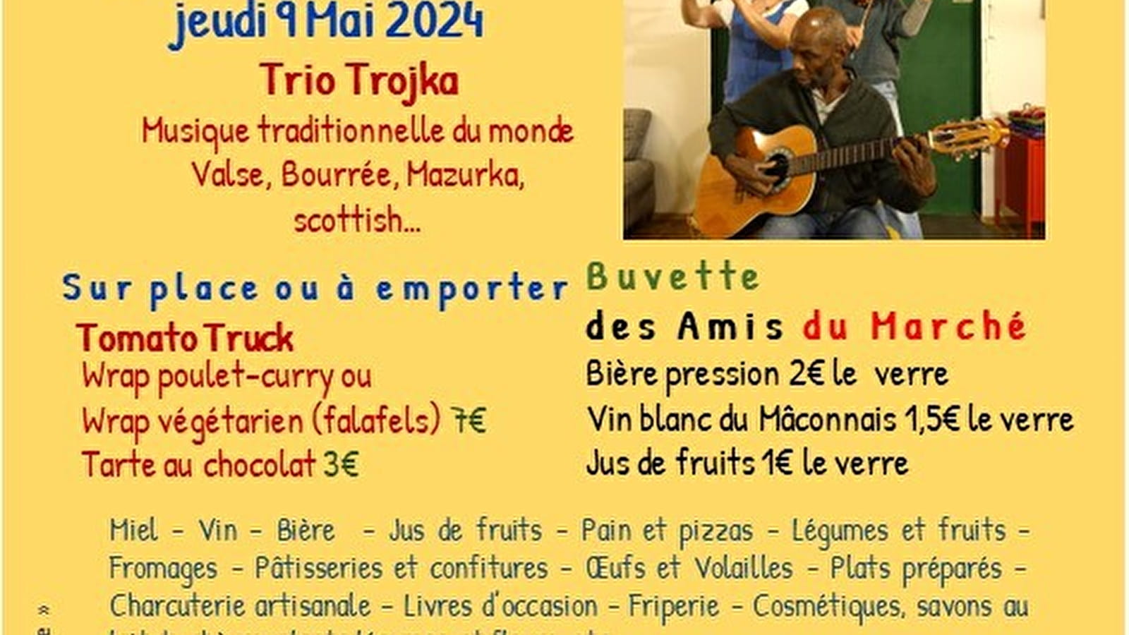 P'tit Marché mit Fest und Musik in Bourgvilain