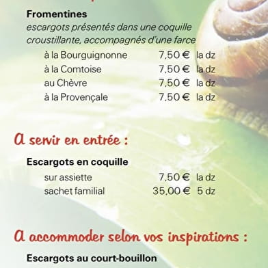 Escargots du Val de Saône
