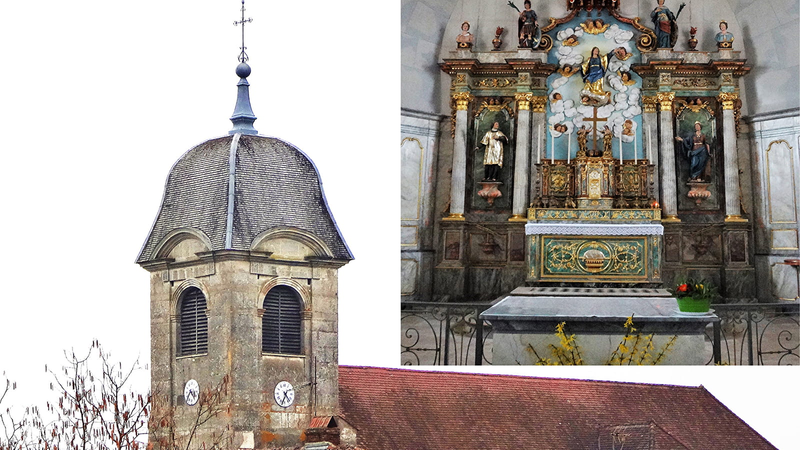 Retable de l'église de l'Assomption à Fouvent-Saint-Andoche