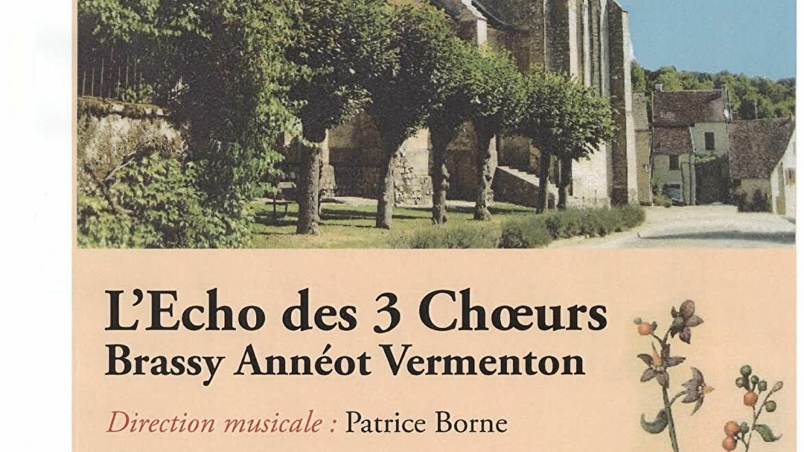 Konzert 'L'Écho des 3 Choeurs' - Sacy