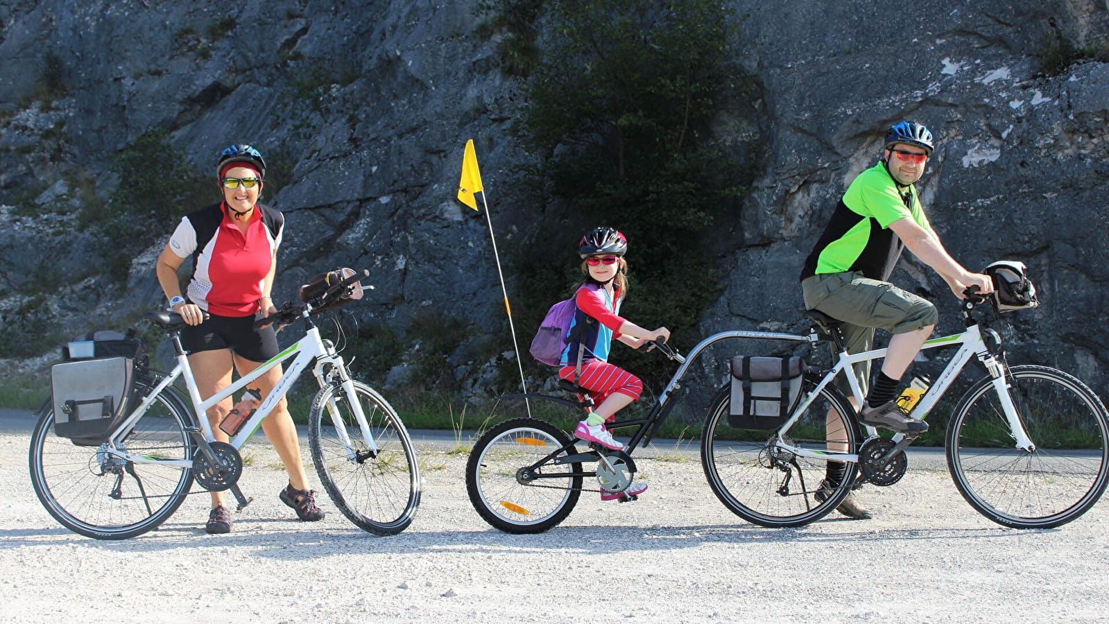 Fahrrad-Schnitzeljagd mit der Familie